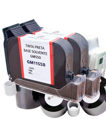 Cartuchos de tinta base solvente
