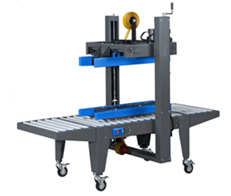Cerradora de cajas con correas laterales dobles